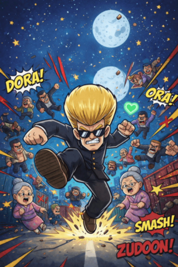 ヤンキー蹴って、ばぁちゃん助けろ！