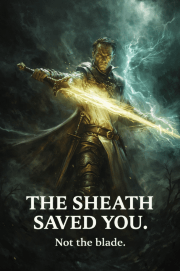 EXCALIBUR : SHEATH FIRST