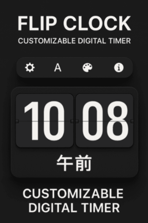高機能折りたたみ時計。