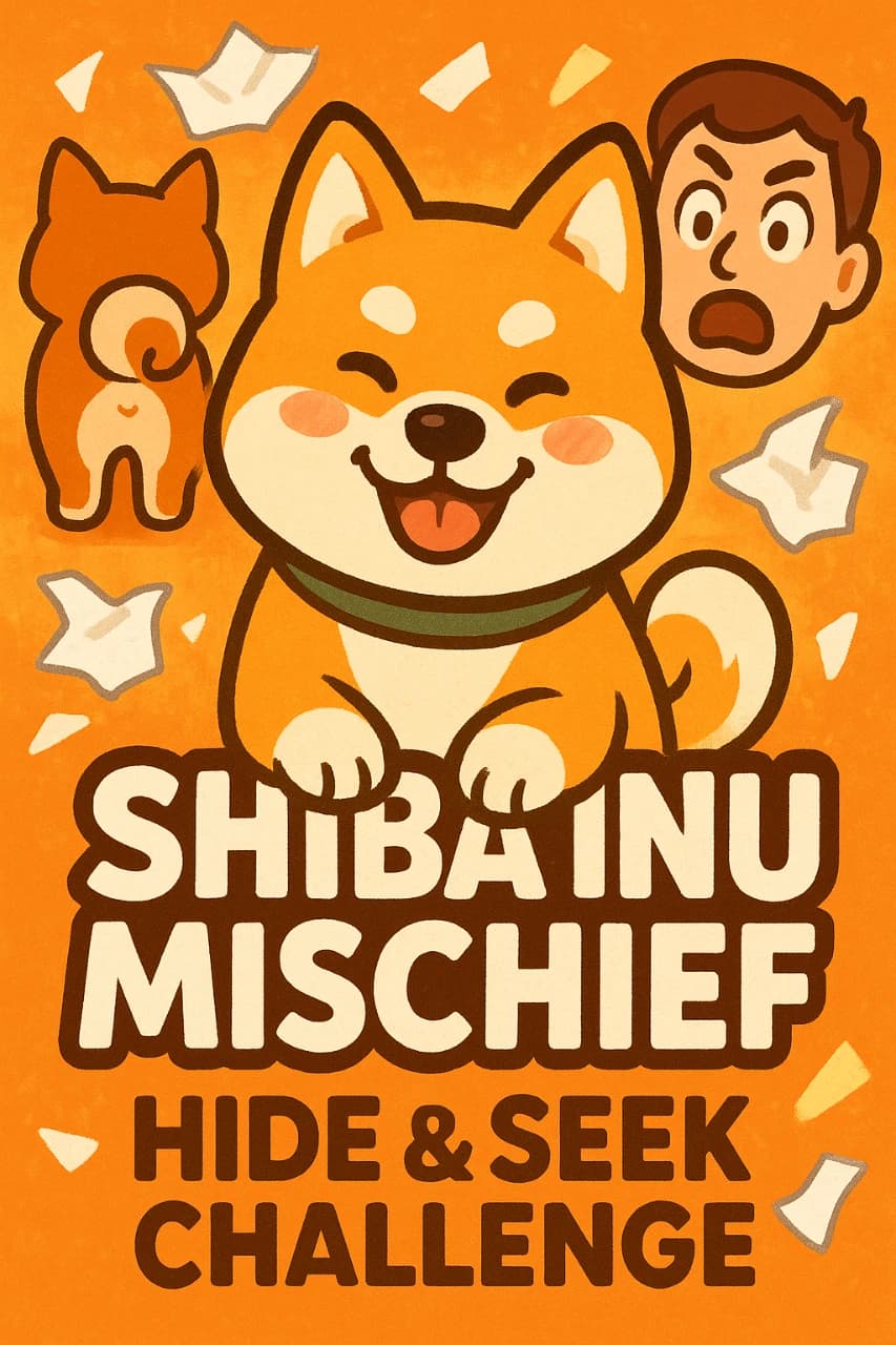 柴犬のいたずら