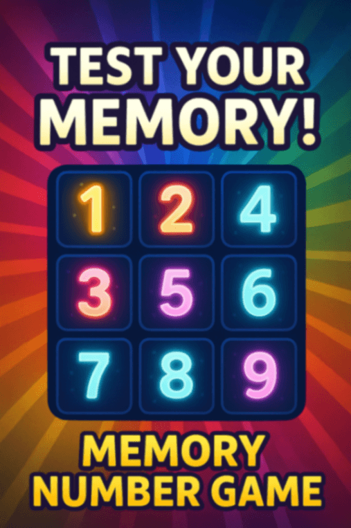 数字記憶ゲーム