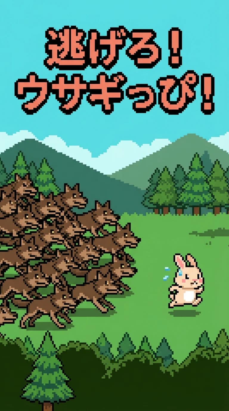 ウサギちゃん逃げて！！