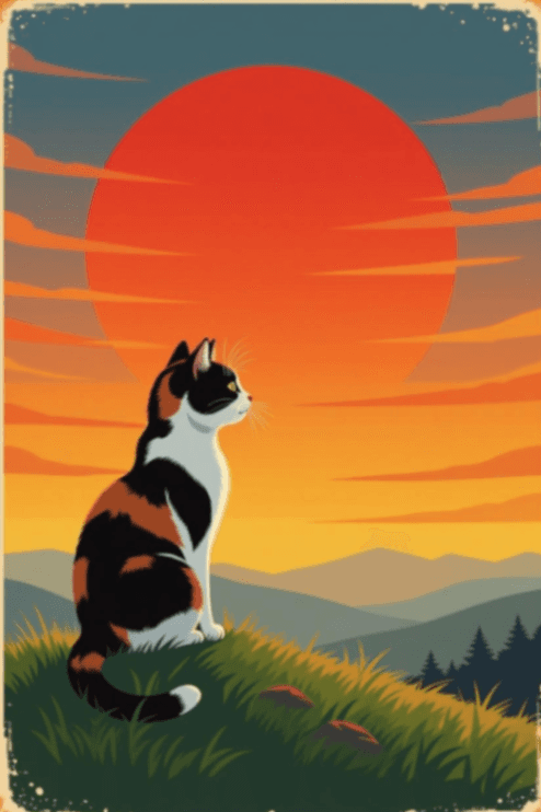 猫の運の手招き