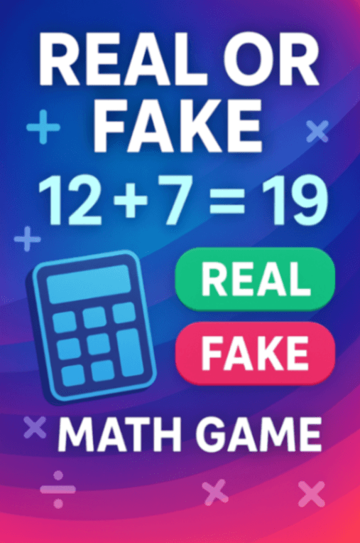 REAL or FAKE 数式ゲーム