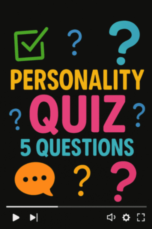 Personality Quiz Game