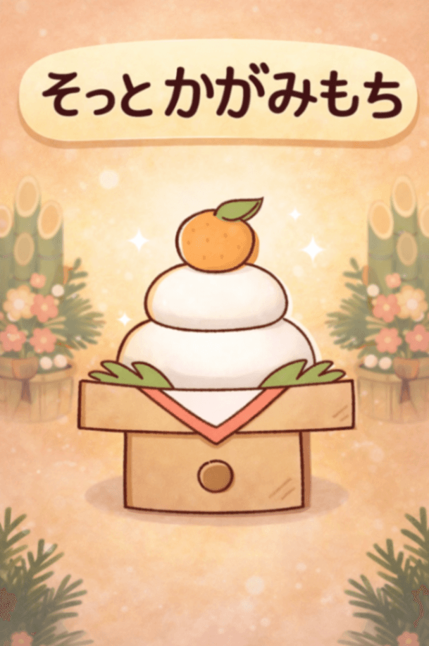 そっと かがみもち