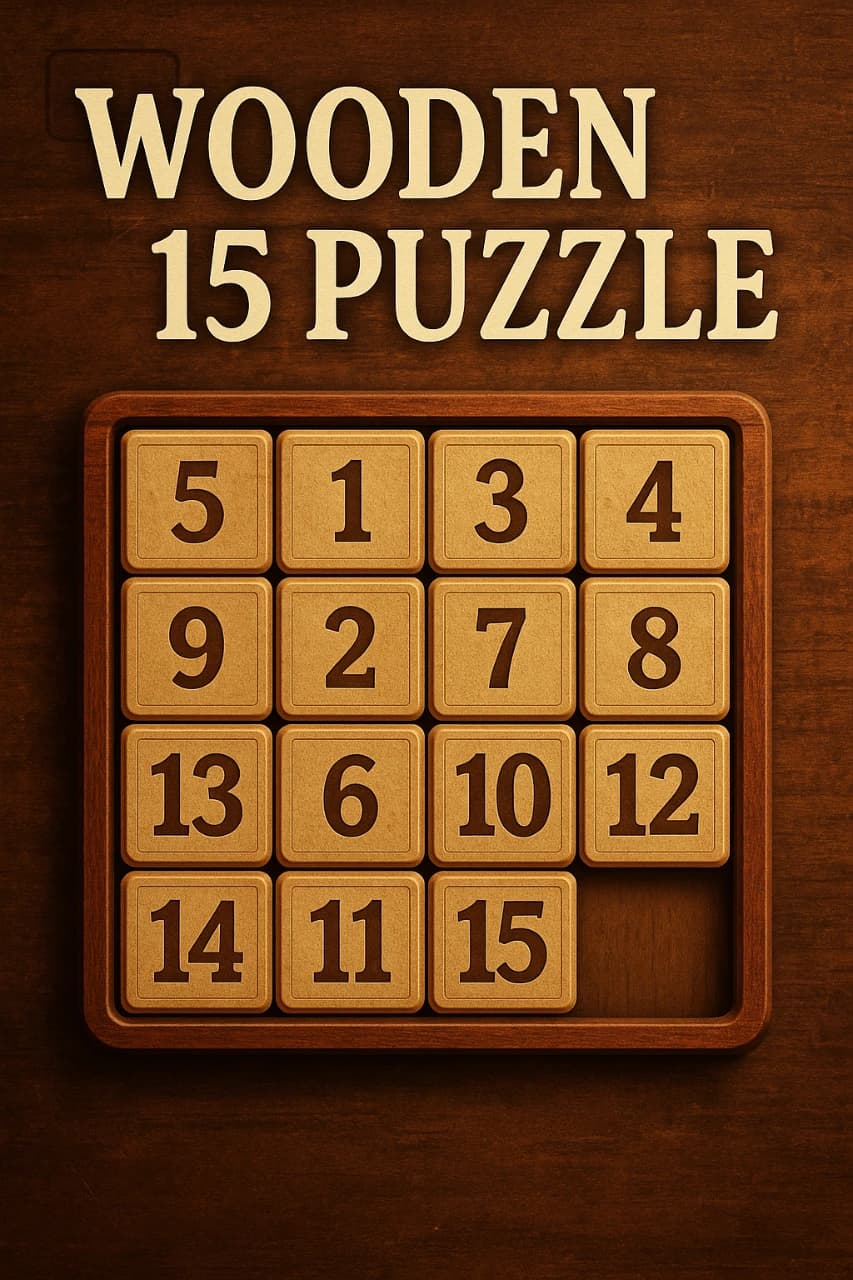 15 Wood Puzzle 