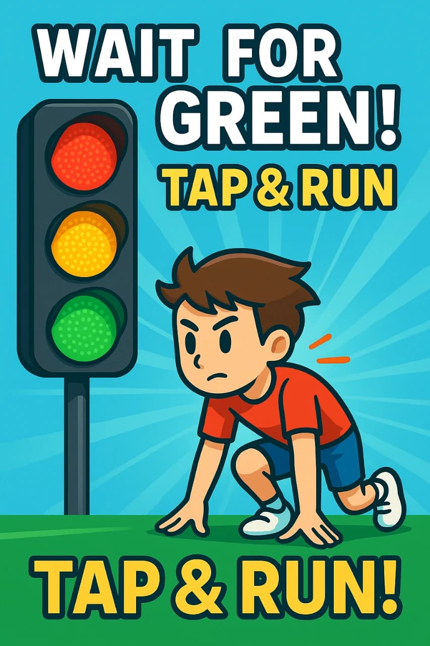 信号待ちダッシュ