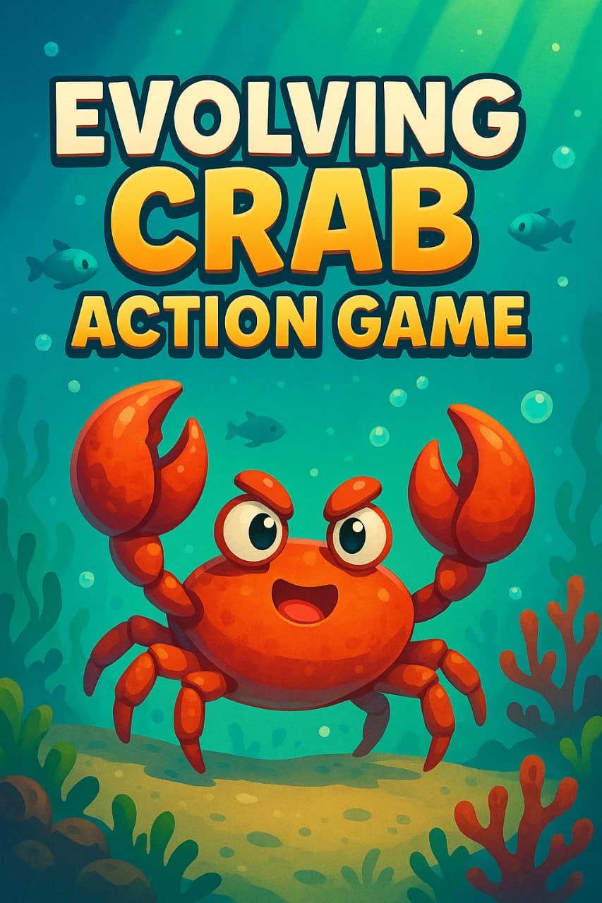 サワガニ進化アクションゲーム最終版