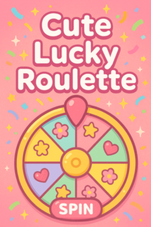 可愛いルーレットゲーム