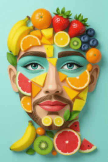 フルーツの整列