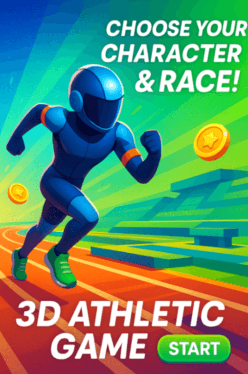 3D Athletic Runner