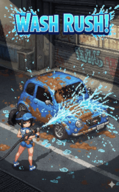 WASH RUSH！