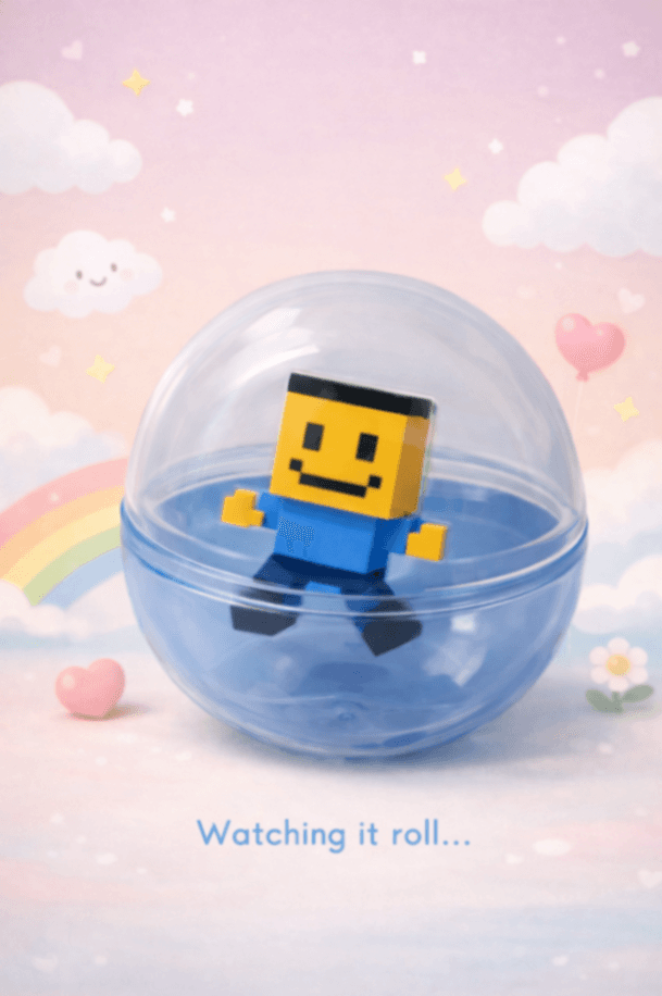 ころがるガチャ