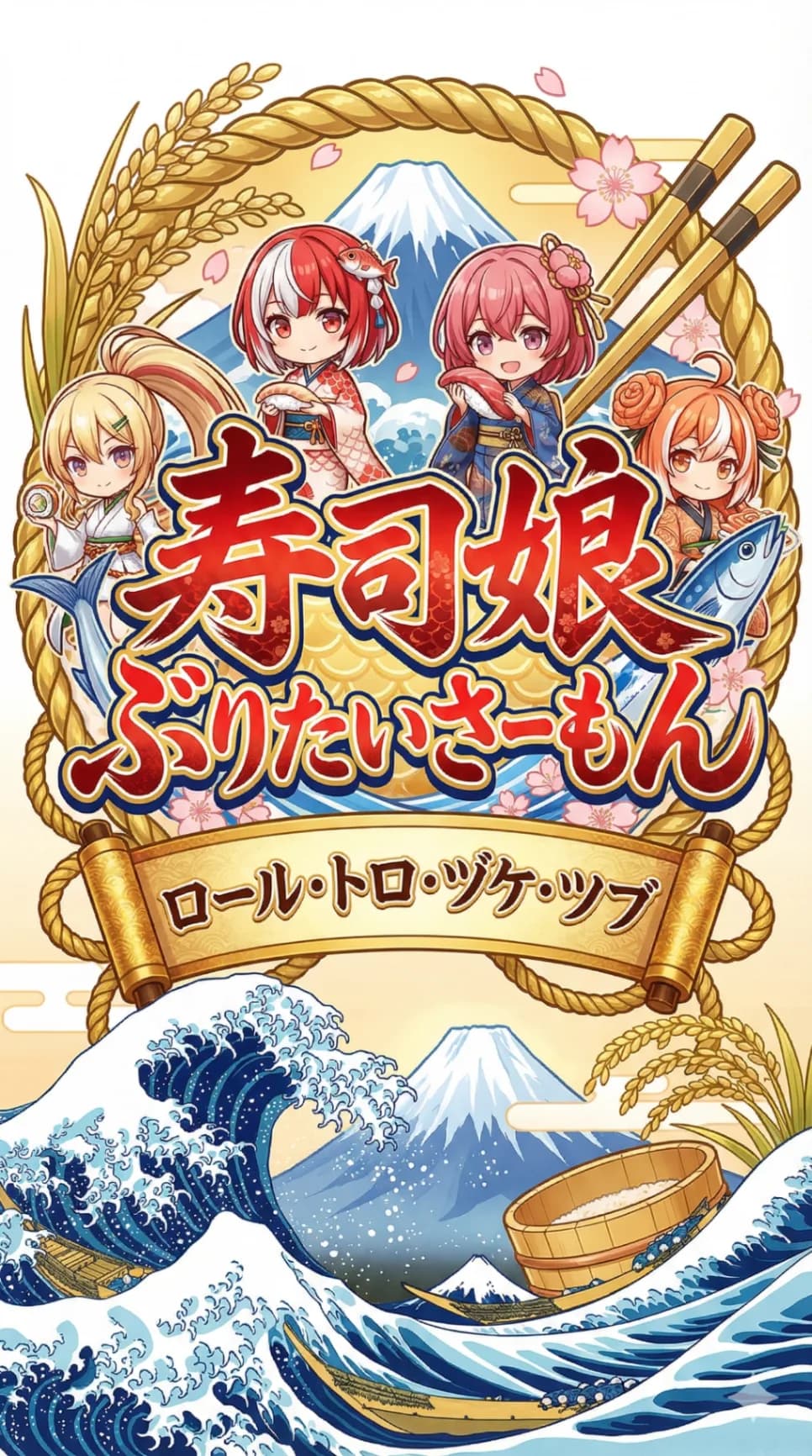 寿司娘ぶりたいさーもん ロール・トロ・ヅケ・ツブ