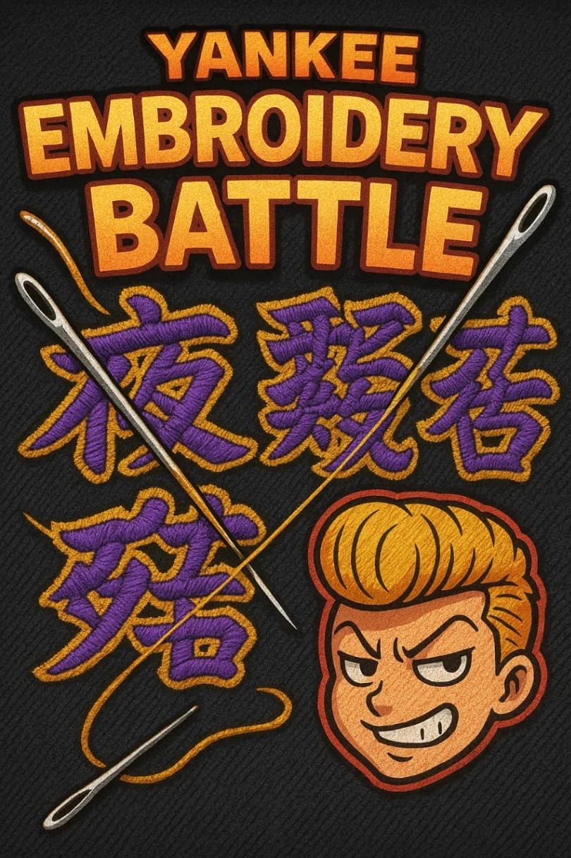 ヤンキー文字刺繍ゲーム