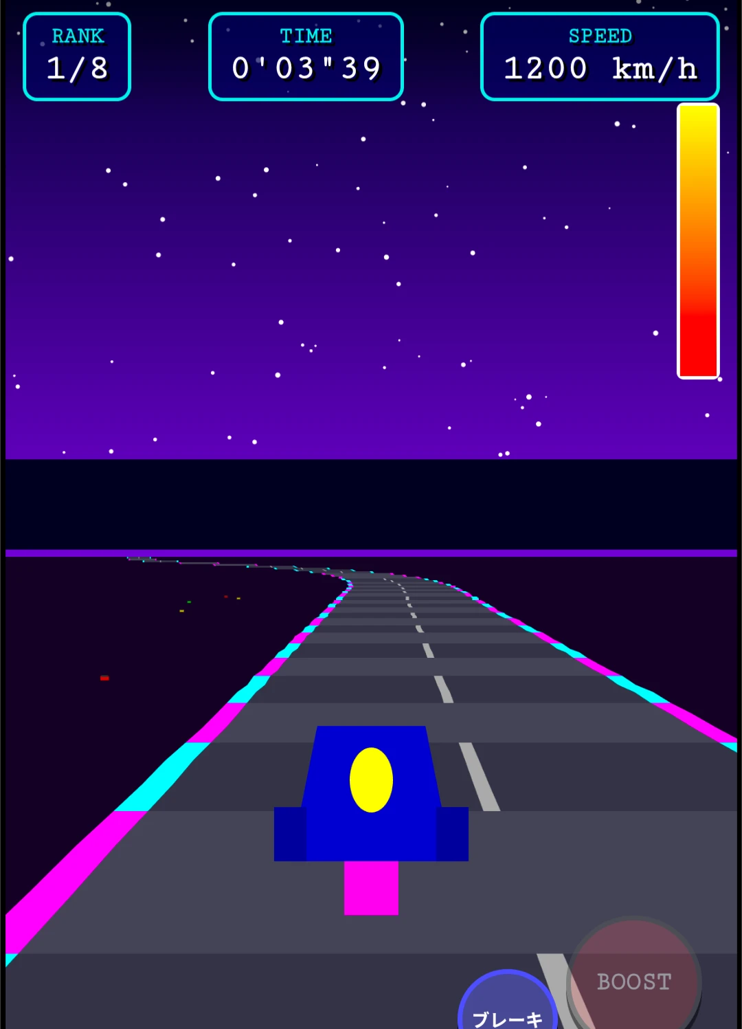 スーファミ風レースゲーム