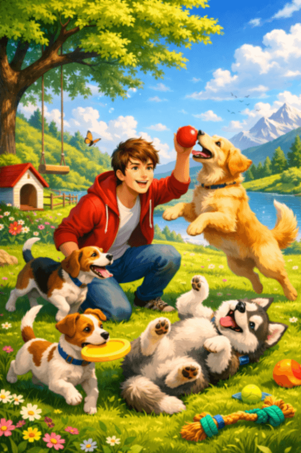 ワンちゃんと遊ぶゲーム