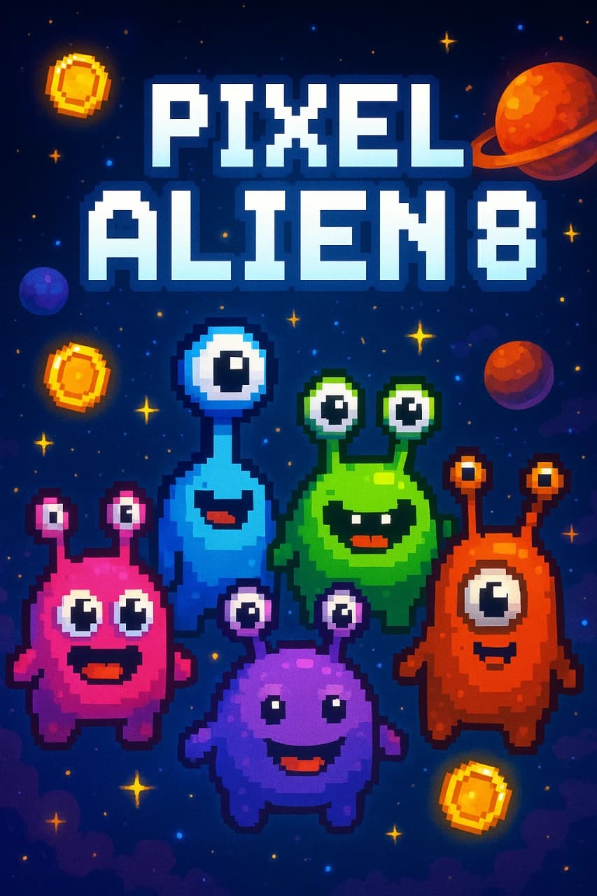 Pixel GREY ドット絵宇宙人園