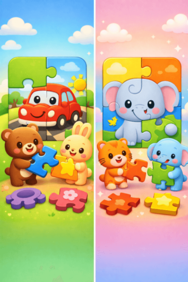 3才以上　キッズパズルゲーム