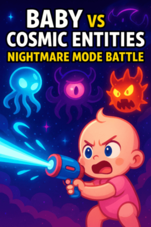 Baby vs Cosmic Entities - Adaptive Nightmare Mode