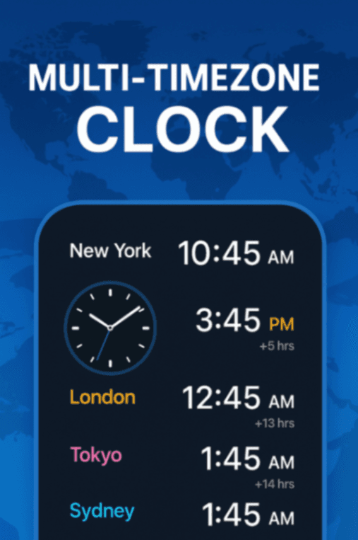 World Clock & Stopwatch