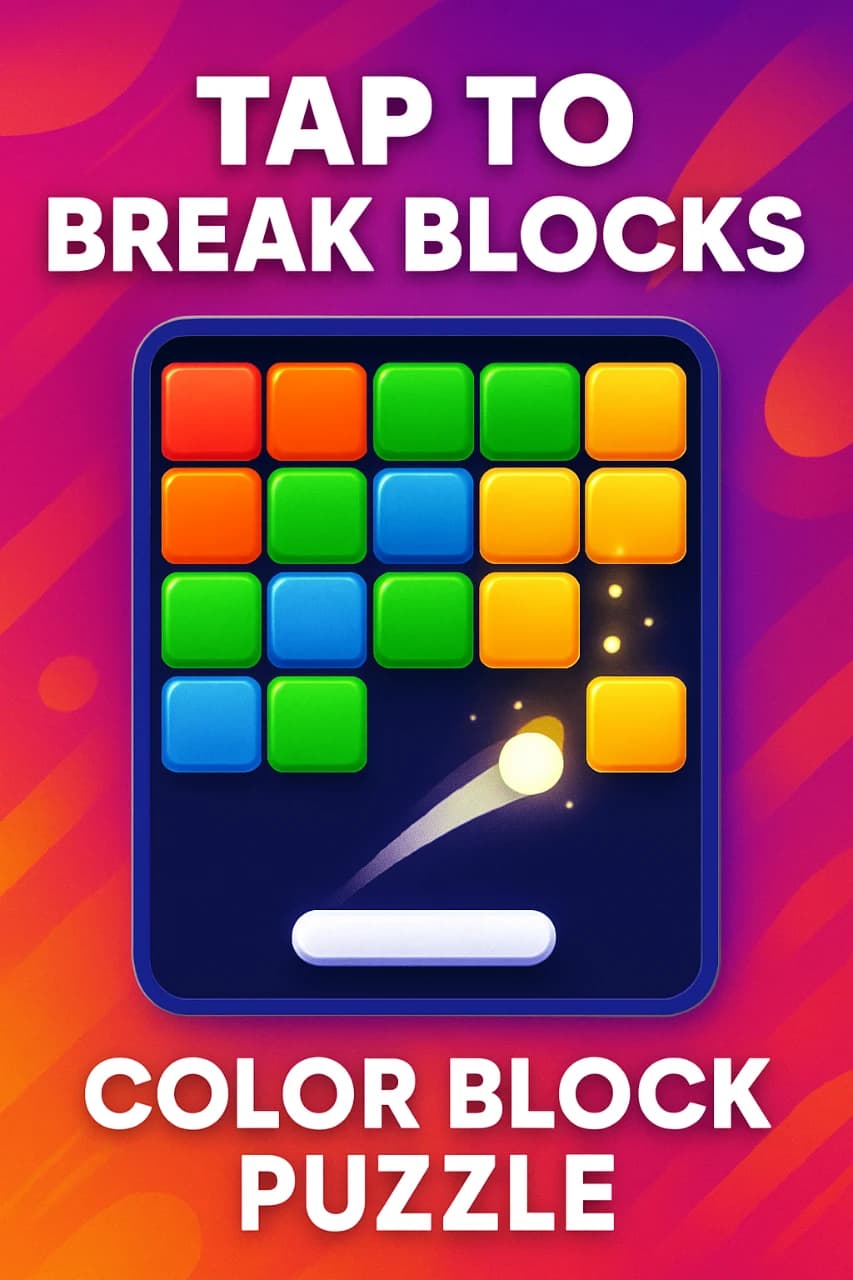 タップでブロック崩し